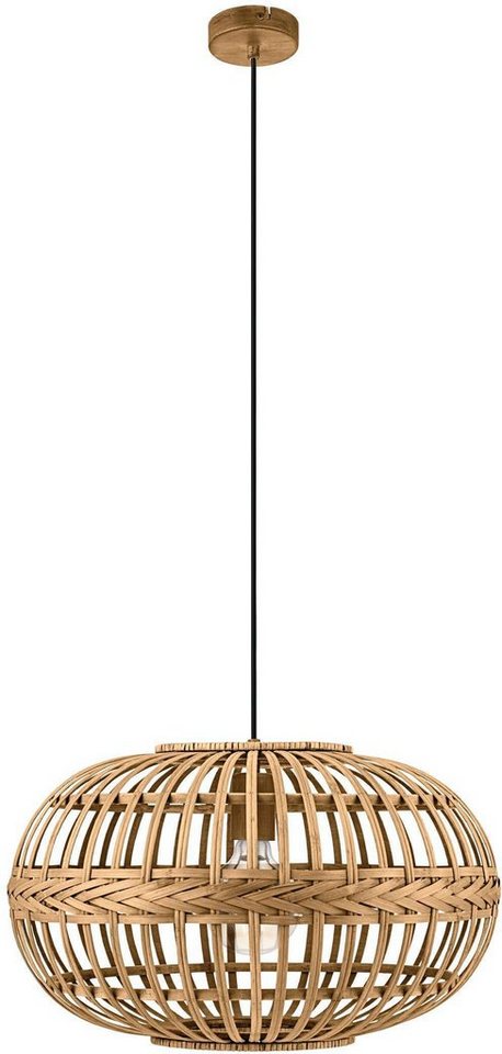 EGLO Pendelleuchte AMSFIELD, ohne Leuchtmittel, Hängelampe Esstisch, Esszimmerlampe, Hängeleuchte, Lampe, E27, Ø 38 cm – Bild 3 von 5