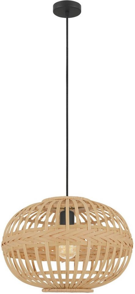 EGLO Pendelleuchte AMSFIELD, ohne Leuchtmittel, Hängelampe Esstisch, Esszimmerlampe, Hängeleuchte, Lampe, E27, Ø 38 cm – Bild 4 von 5