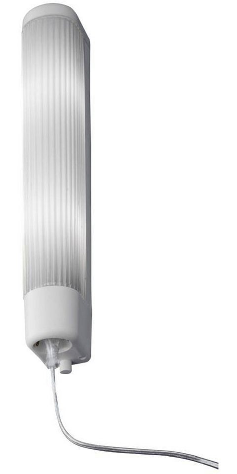 EGLO Spiegelleuchte BARI, Ein-/Ausschalter, ohne Leuchtmittel, Leuchtmittel wechselbar, Wandleuchte, aus Glas und Kunststoff, L 35 cm, exkl. E14 (max. 25W) – Bild 4 von 5