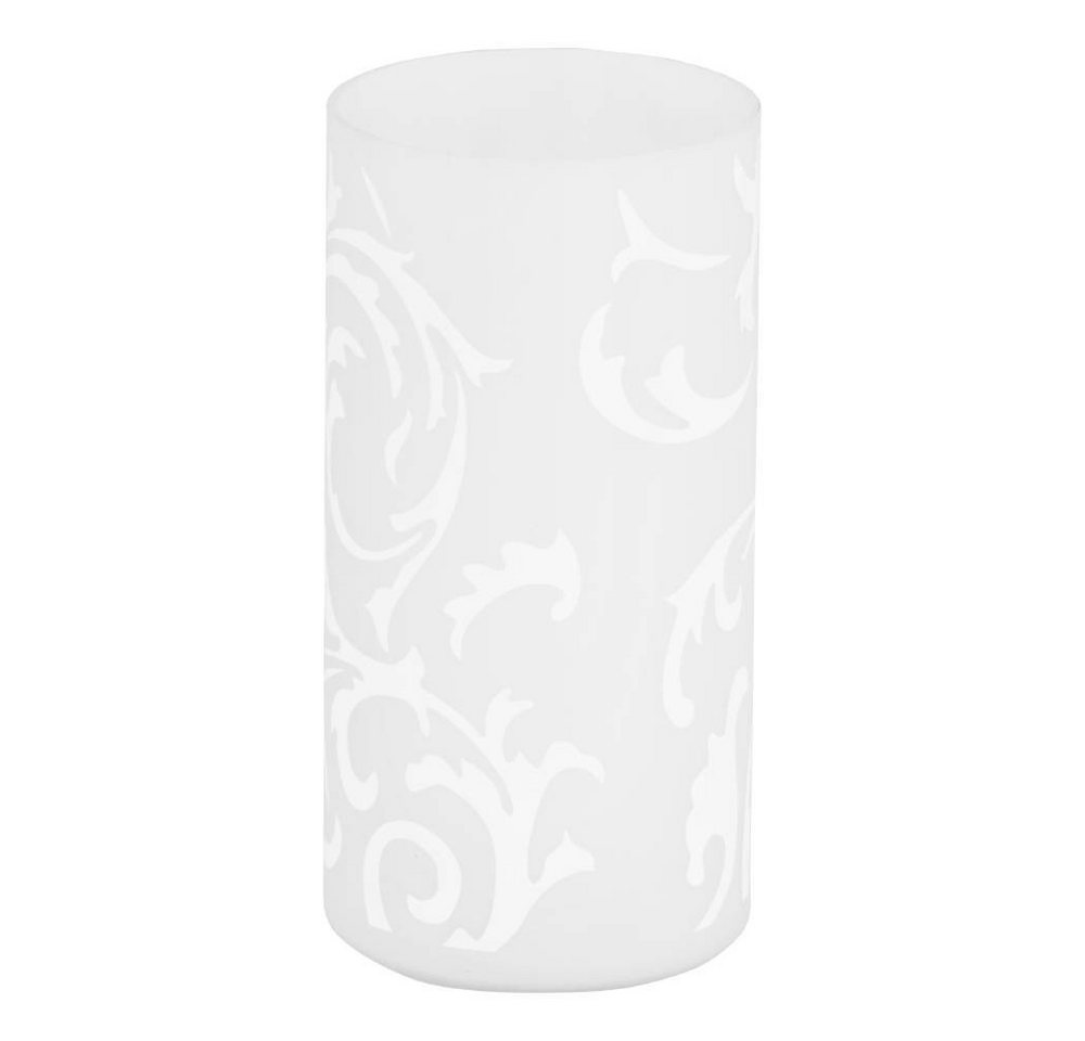 EGLO Tischleuchte GEO Tischlampe, opalmattes Glas mit floralem Muster, Schalter am Kabel, Ein-/Ausschalter, ohne Leuchtmittel, Leuchtmittel wechselbar, Nachttis – Bild 3 von 5