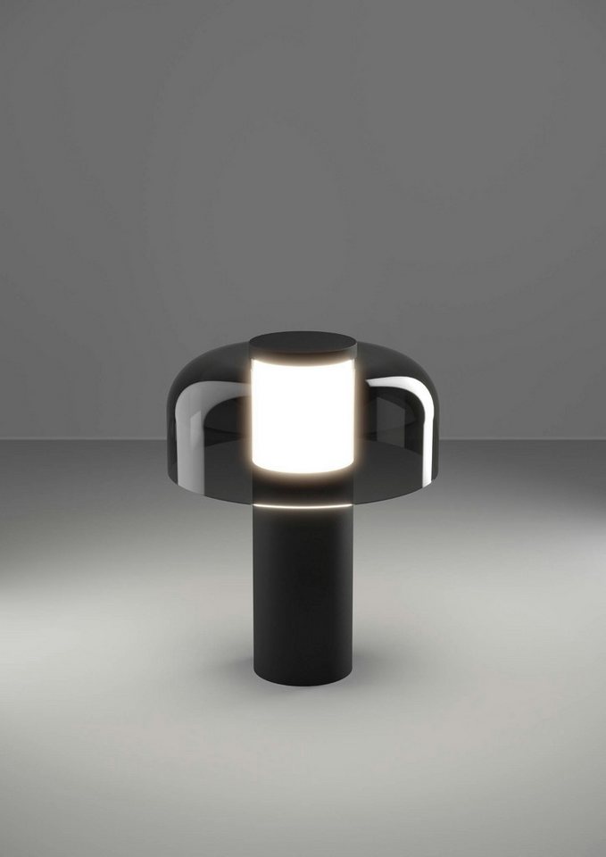 EGLO Tischleuchte Ponente Tischlampe, Nachtischlampe, Metall und Kunststoff, IP44, Lampe, Dimmfunktion, USB-Anschluss mit Ladefunktion, LED fest integriert, Neu – Bild 5 von 5
