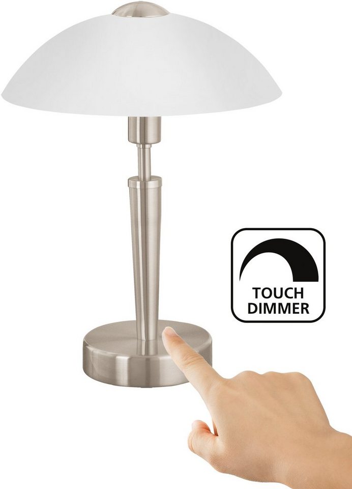 EGLO Tischleuchte SOLO 1, Dimmfunktion, ohne Leuchtmittel, Tischleuchte, H35 x Ø26 cm, 1X40W exkl. – Bild 5 von 5