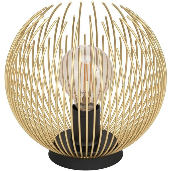 EGLO Tischleuchte VENEZUELA Tischlampe, Stahl, E27, IP20, Wohnzimmerlampe, Retro, Lampe, Ein-/Ausschalter, ohne Leuchtmittel, Leuchtmittel wechselbar, Tischleuc