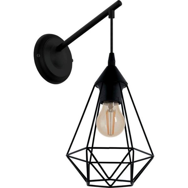 EGLO Wandleuchte TARBES, ohne Leuchtmittel, Wandleuchte, Wandbeleuchtung Wohnzimmerlampe, Flurlampe, E27 Fassung