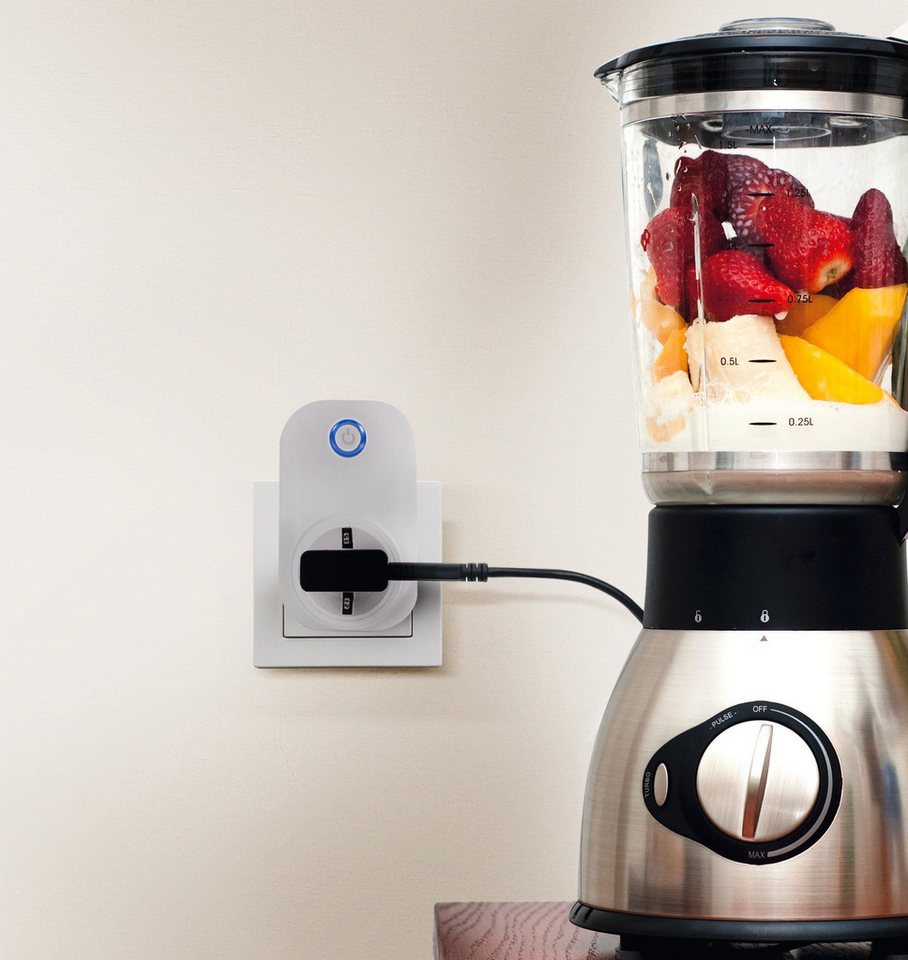 EGLO WLAN-Steckdose CONNECT-C PLUG Smart Home Steckdose, max. 2300 W, Einzelgerät Smart Plug, 1x Smart Plug für App-Steuerung und Strommessung im Innenbereich,  – Bild 3 von 5