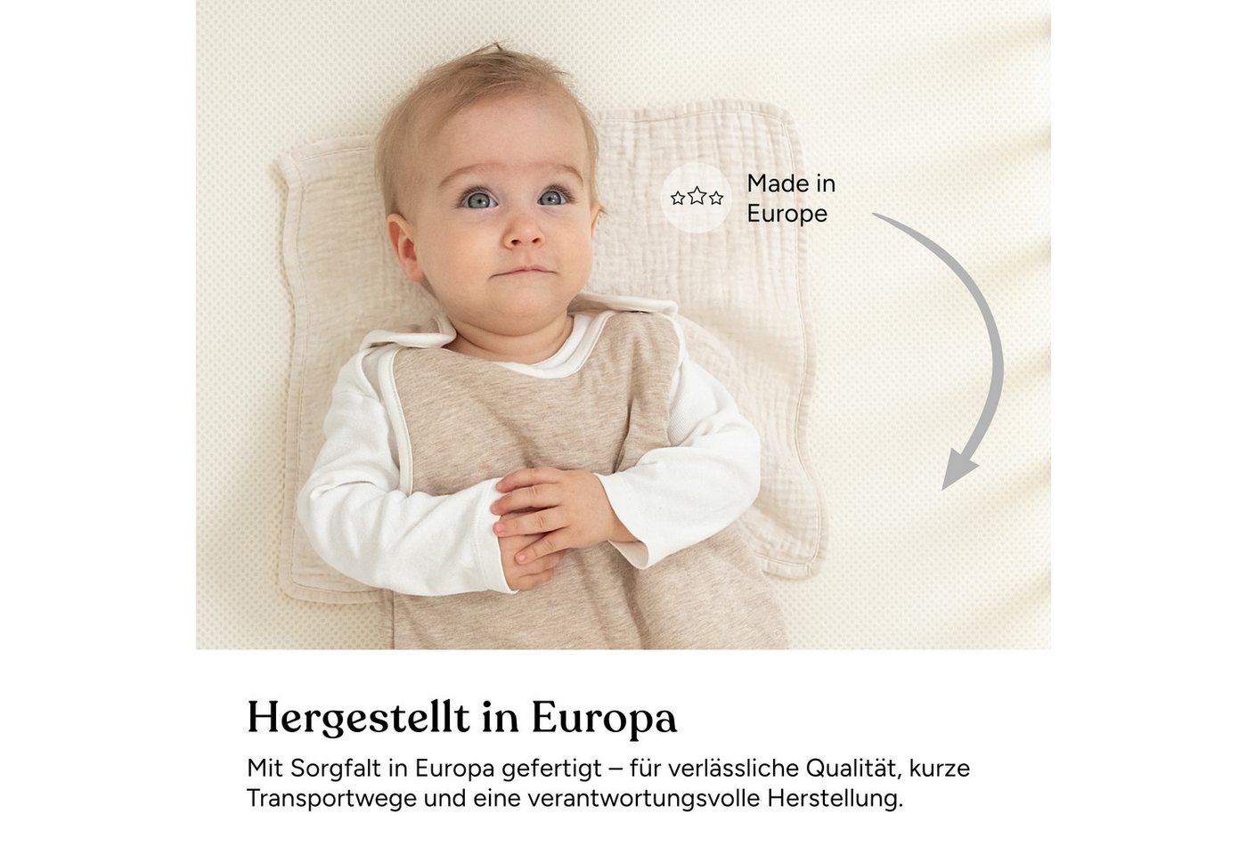 Babymatratze Pur, Babymatratze für Babybett, Baby Matratze, Ehrenkind, 8 cm hoch, (gratis Versand, Härtegrad (Weich - Mittelweich), Belastbarkeit: 30 kg – Bild 2 von 5