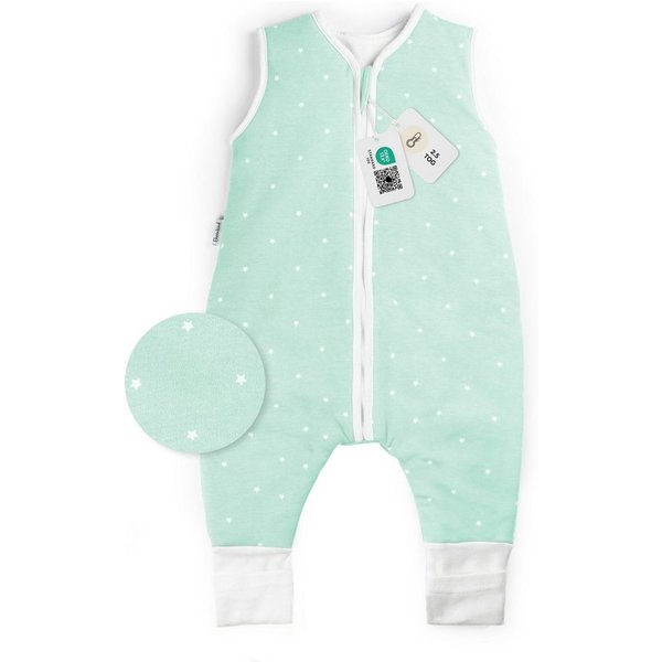 Ehrenkind Babyschlafsack Schlafsack mit Füßen 2.5 TOG, Bio-Baumwolle, Ganzjahr (Standard by OEKO-TEX, 100% Bio-Baumwolle, Ganzjahresschlafsack mit Beinen, 2.5 T
