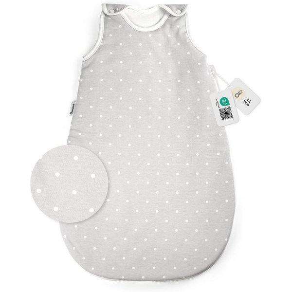 Ehrenkind Babyschlafsack Sommer, Rund, Bio-Baumwolle (Standard by OEKO-TEX, 100% Bio-Baumwolle, Sommerschlafsack, 1.0 TOG), Schlafsack Baby, Baby Schlafsack
