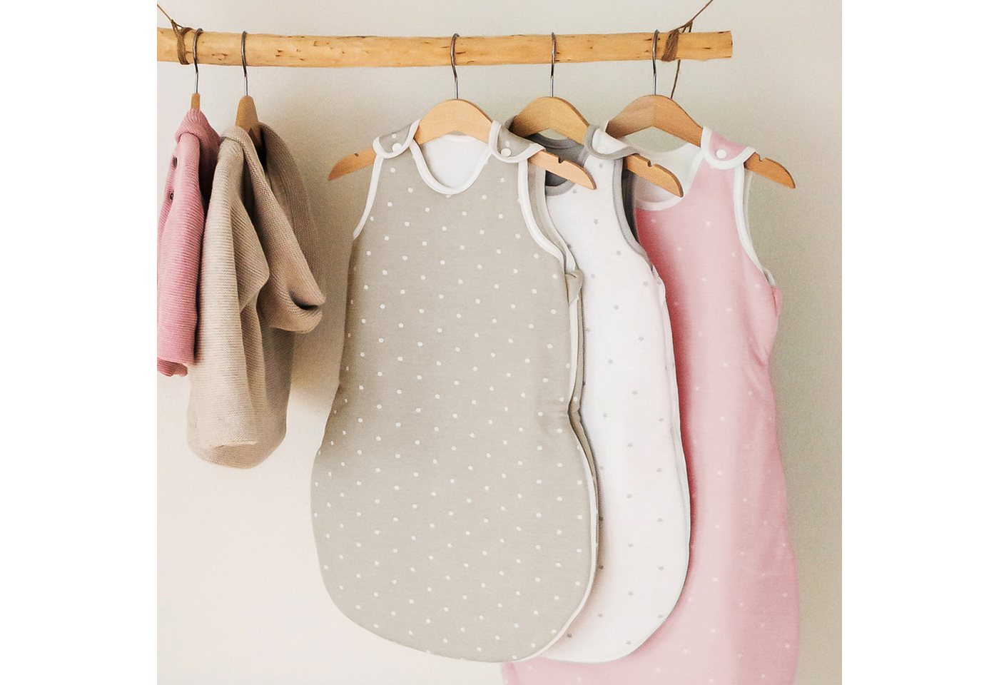 Ehrenkind Babyschlafsack Sommer, Rund, Bio-Baumwolle (Standard by OEKO-TEX, 100% Bio-Baumwolle, Sommerschlafsack, 1.0 TOG), Schlafsack Baby, Baby Schlafsack – Bild 5 von 5