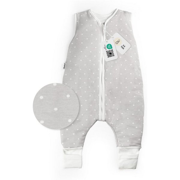 Ehrenkind Babyschlafsack Sommer Schlafsack mit Füßen, Bio-Baumwolle, 1 TOG (Standard by OEKO-TEX, 100% Bio-Baumwolle, Sommerschlafsack mit Beinen, 1.0 TOG), Sch