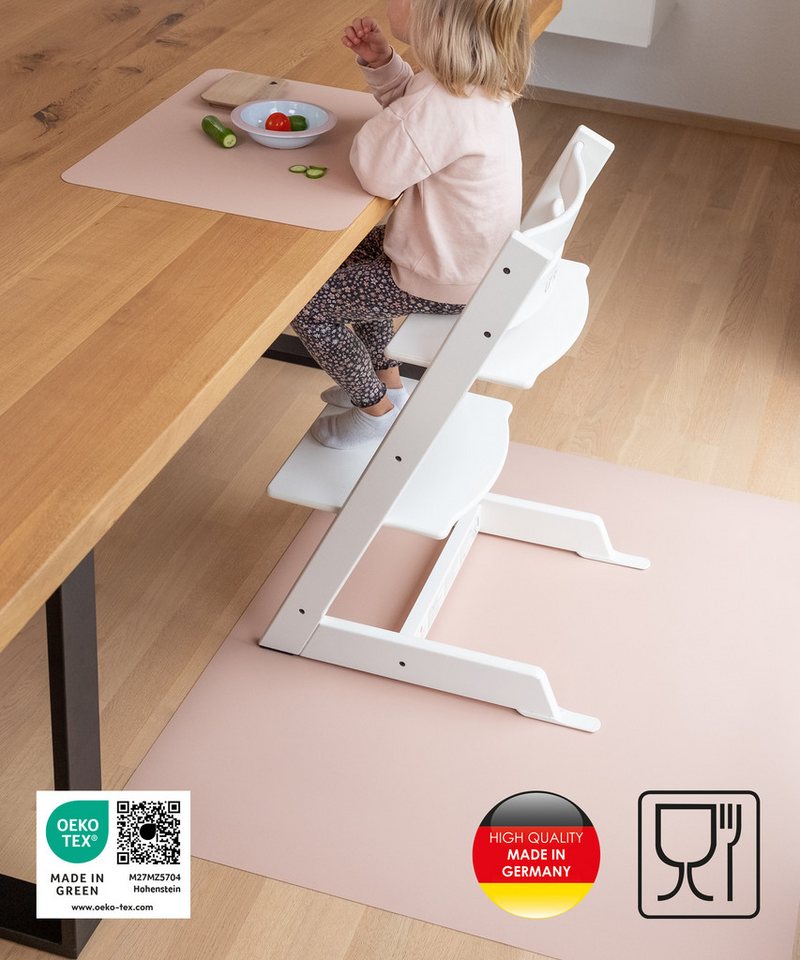 Ehrenkind Bodenschutzmatte Bodenmatte Kinder, Lebensmittelecht, Wasserdicht & leicht zu reinigen, Made in Germany, Fußbodenschutz, 120 × 94 cm – Bild 3 von 5