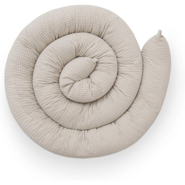 Ehrenkind Nestchenschlange Bettschlange aus 100% Bio-Baumwolle, Schutz und Geborgenheit, (Kuschelschlange, Bettumrandung Babybett), Bettschlange Baby