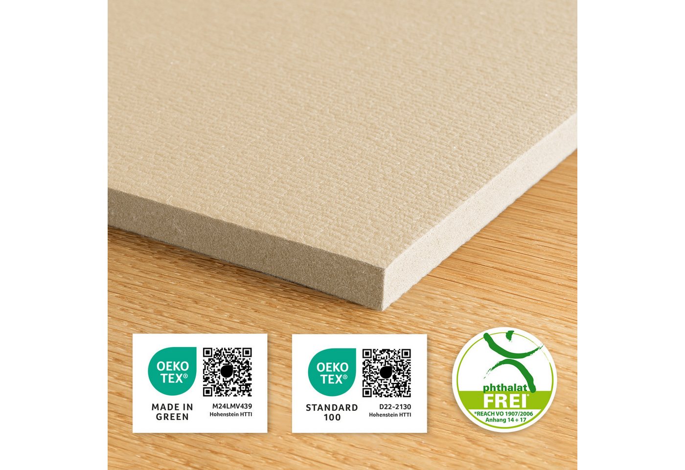 Ehrenkind Spielmatte Krabbelmatte Pro, rutschfeste Babymatte, Spielmatte (Exzellenter Schutz beim Spielen & Toben, Warm, isolierend & weich, 180x120 cm), Extra  – Bild 5 von 5