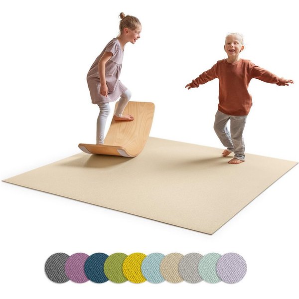 Ehrenkind Spielmatte Krabbelmatte Rutschfest, Made in Germany (Krabbeldecke für Baby, Hochwertige Krabbelmatte Baby), Spielmatte Baby, Rutschfeste Spielunterlag