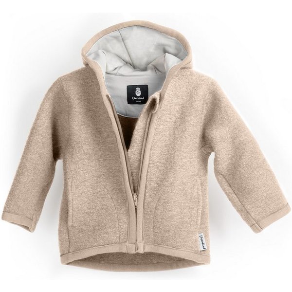 Ehrenkind Walkjacke, Jacke für Kinder aus Merino Schurwolle mit Reißverschluss (aus hochwertiger Walkwolle, atmungsaktiv und temperaturausgleichend) Jacke für J