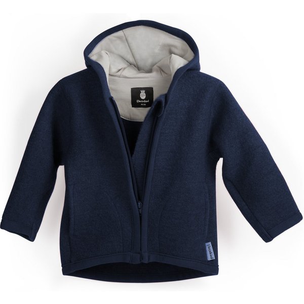 Ehrenkind Walkjacke, Jacke für Kinder aus Merino Schurwolle mit Reißverschluss (aus hochwertiger Walkwolle, atmungsaktiv und temperaturausgleichend) Jacke für J