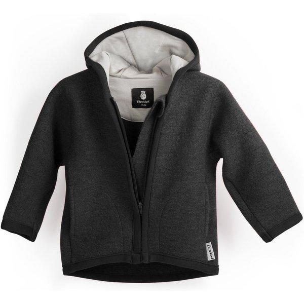 Ehrenkind Walkjacke, Jacke für Kinder aus Merino Schurwolle mit Reißverschluss (aus hochwertiger Walkwolle, atmungsaktiv und temperaturausgleichend) Jacke für J