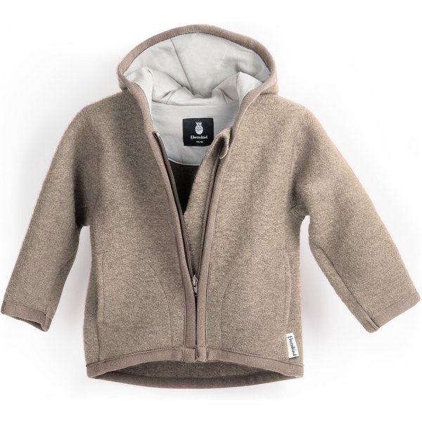 Ehrenkind Walkjacke, Jacke für Kinder aus Merino Schurwolle mit Reißverschluss (aus hochwertiger Walkwolle, atmungsaktiv und temperaturausgleichend) Jacke für J