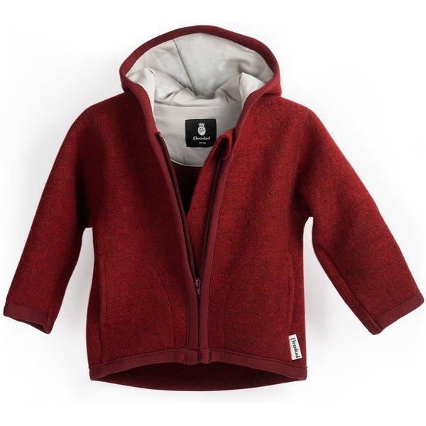Ehrenkind Walkjacke, Jacke für Kinder aus Merino Schurwolle mit Reißverschluss (aus hochwertiger Walkwolle, atmungsaktiv und temperaturausgleichend) Jacke für J