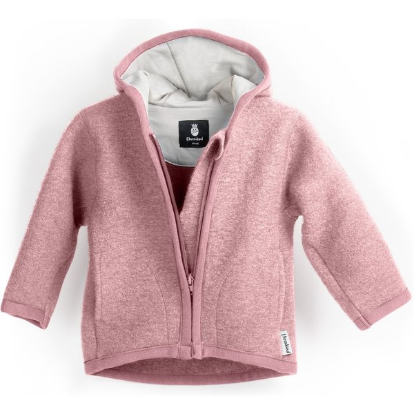Ehrenkind Walkjacke, Jacke für Kinder aus Merino Schurwolle mit Reißverschluss (aus hochwertiger Walkwolle, atmungsaktiv und temperaturausgleichend) Jacke für J
