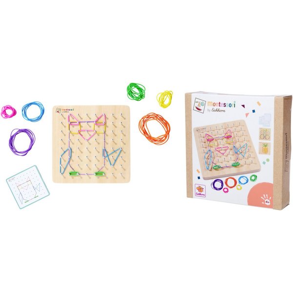 Eichhorn Lernspielzeug Montessori Geometriebrett