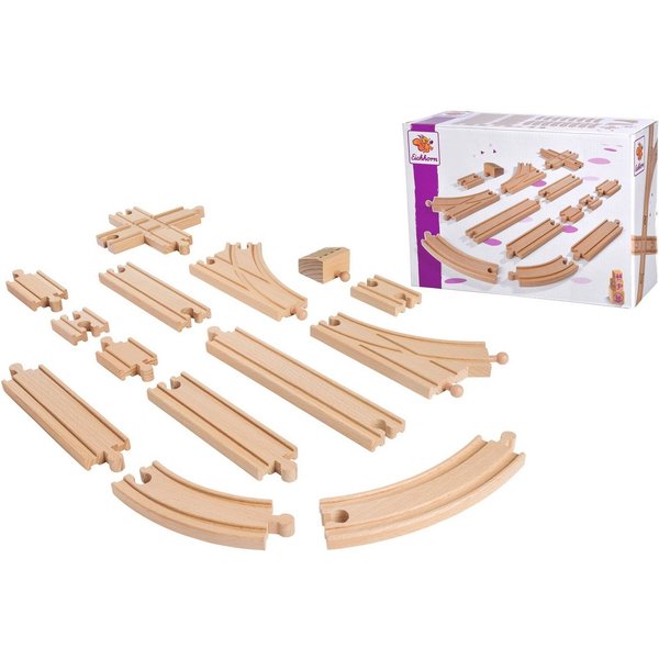 Eichhorn Schienenerweiterungs-Set Großes Schienensortiment, (44-tlg)