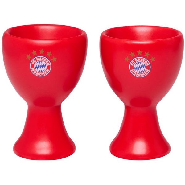 FC Bayern München Eierbecher FC Bayern München Eierbecher I Eierablage I Keramik I 2er-Set I Rot