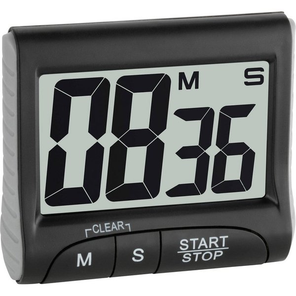 TFA Dostmann Eieruhr TFA Dostmann 38.2021.01 Timer Schwarz digital