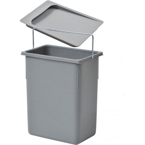 Hailo Einbaumülleimer Hailo Inneneimer 1094089 mit Deckel 8,5 L 226x150x287 mm mit Henkel