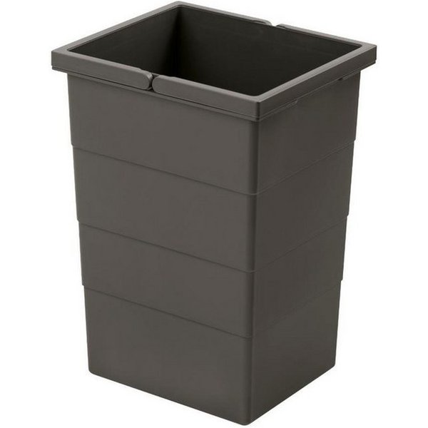 Hailo Einbaumülleimer Hailo Inneneimer 1138999 dunkelgrau 13 Liter 207 x 242 x 350 mm