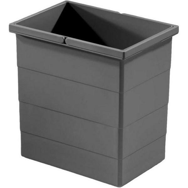 Hailo Einbaumülleimer Hailo Inneneimer 1225869 dunkelgrau 20L 350x226x330 mm mit 2 Henkel