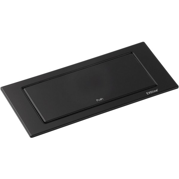 Evoline Einbausteckdose Küche EVOline BackFlip Küchensteckdos USB C versenkbar Einbau-Tischsteckdose 3-fach (USB-Anschluss, Schutzkontaktstecker)