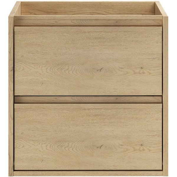 einfachgutemoebel Waschtisch-Set Waschplatz VANDA CREMONA 50cm Schubfach, ohne Oberplatte, cream oak, (Badmöbel Set, 1-St., Waschtisch Unterschrank)