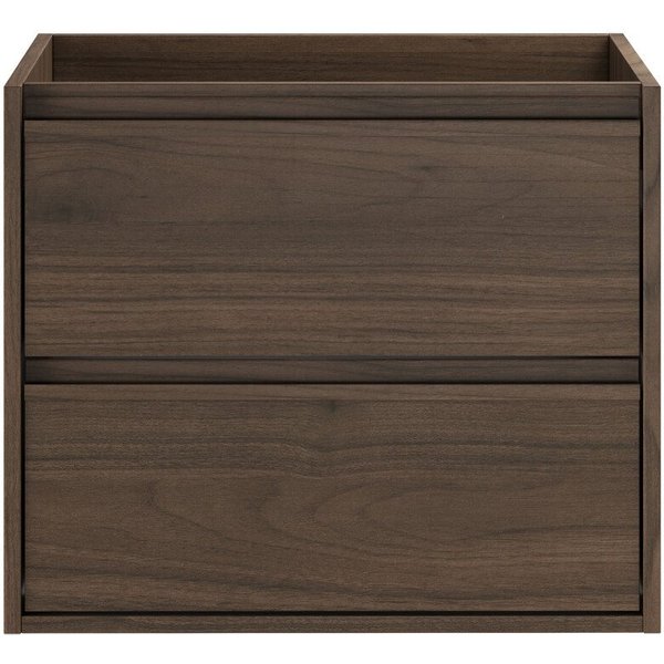 einfachgutemoebel Waschtisch-Set Waschplatz VANDA VILLA 60cm Schubfach, ohne Oberplatte, walnuss, (Badmöbel Set, 1-St., Waschtisch Unterschrank)