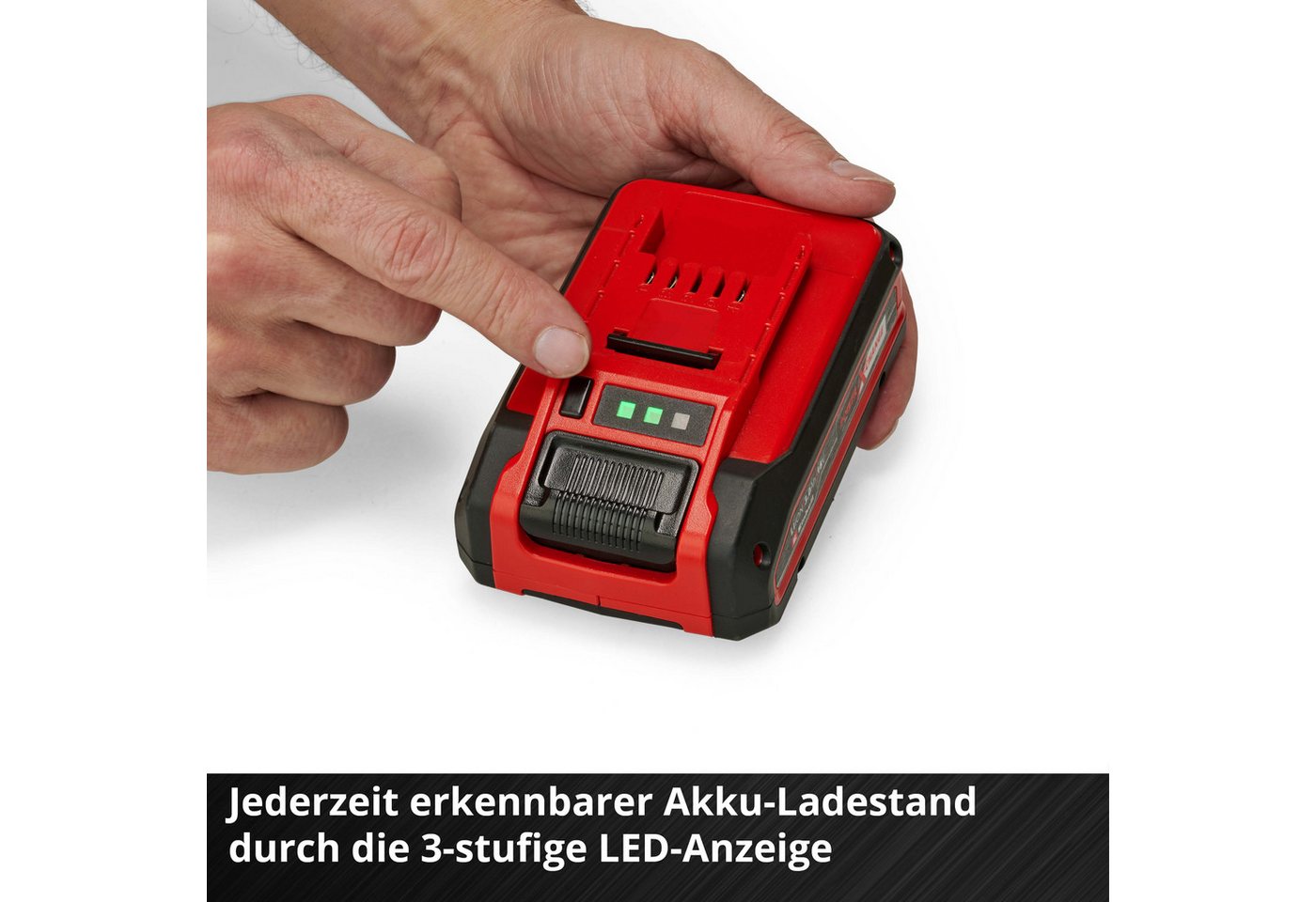 Einhell 18V 4Ah PXC Plus Twinpack Akku (2 St), 18 V, 4 Ah, universell verwendbar für alle Power X-Change Geräte – Bild 5 von 5