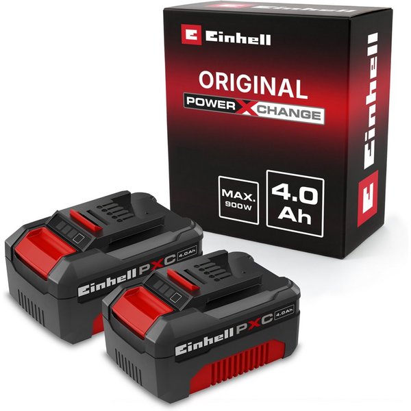 Einhell 2x18V 4,0Ah PXC-Twinpack CB Akku (2 St), 18 V, 4 Ah