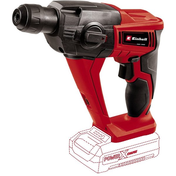 Einhell Akku-Bohrhammer TE-HD 18 Li, max. 1100 U/min, Power X-Change, ohne Akku und Ladegerät