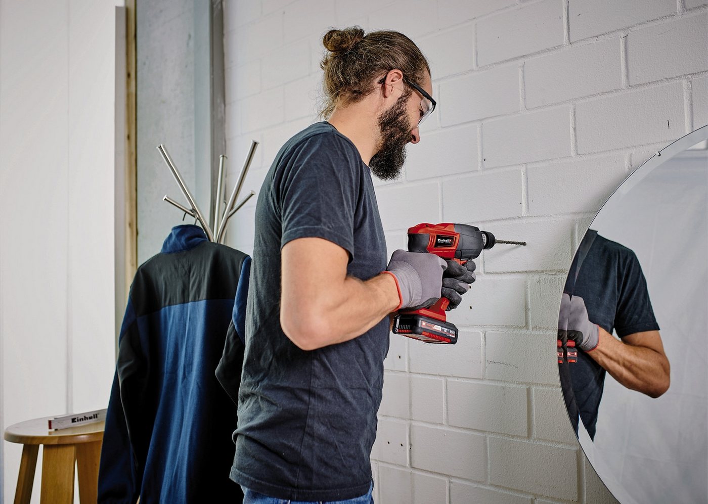 Einhell Akku-Bohrhammer TE-HD 18 Li, max. 1100 U/min, Power X-Change, ohne Akku und Ladegerät – Bild 2 von 5