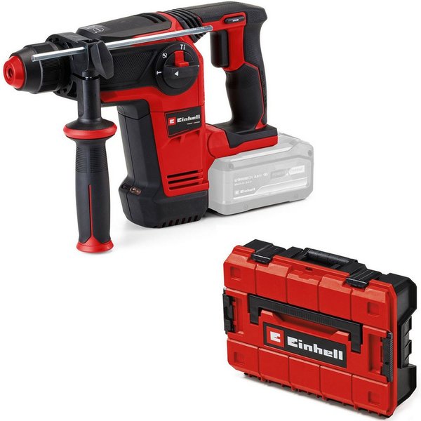 Einhell Akku-Bohrhammer TP-HD 18/26 Li BL - Solo, max. 1200 U/min, Power X-Change, ohne Akku und Ladegerät, Inkl. Aufbewahrungskoffer