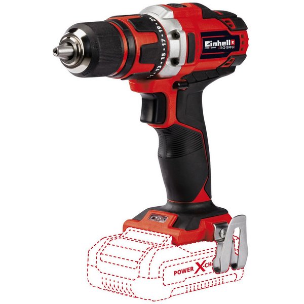 Einhell Akku-Bohrschrauber TE-CD 18/40 Li-Solo, max. 1500 U/min, Power X-Change, ohne Akku und Ladegerät