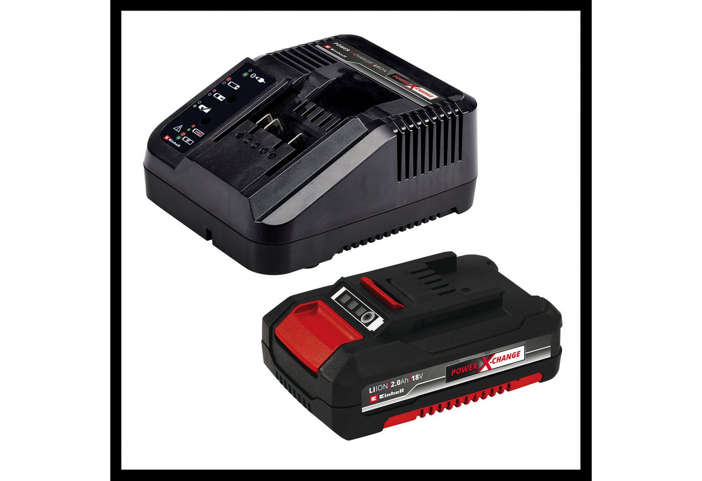 Einhell Akku-Bohrschrauber TE-CD 18/45 3X-Li +22, max. 1600 U/min, Power X-Change, inkl. Akku 18V/2,0Ah, Ladegerät, Zubehör, Koffer – Bild 5 von 5