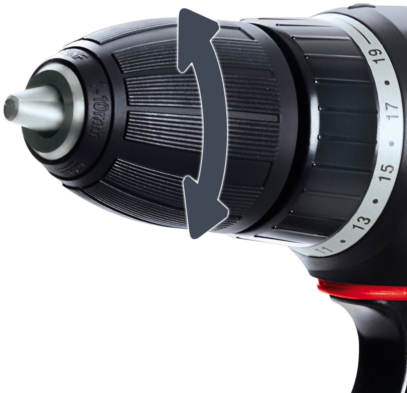 Einhell Akku-Bohrschrauber TH-CD 12-2 Li, max. 1300 U/min, inkl. Akku, Schnellladegerät und Koffer – Bild 3 von 5