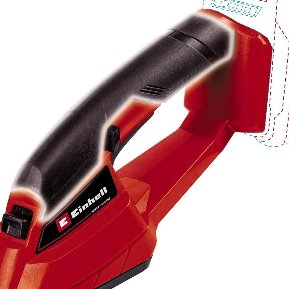 Einhell Akku-Gras- und Strauchscherenset Akku Grasschere GC-AGS 18 Li- 18V,ohne Akku, Ladegerät X-Change – Bild 4 von 5