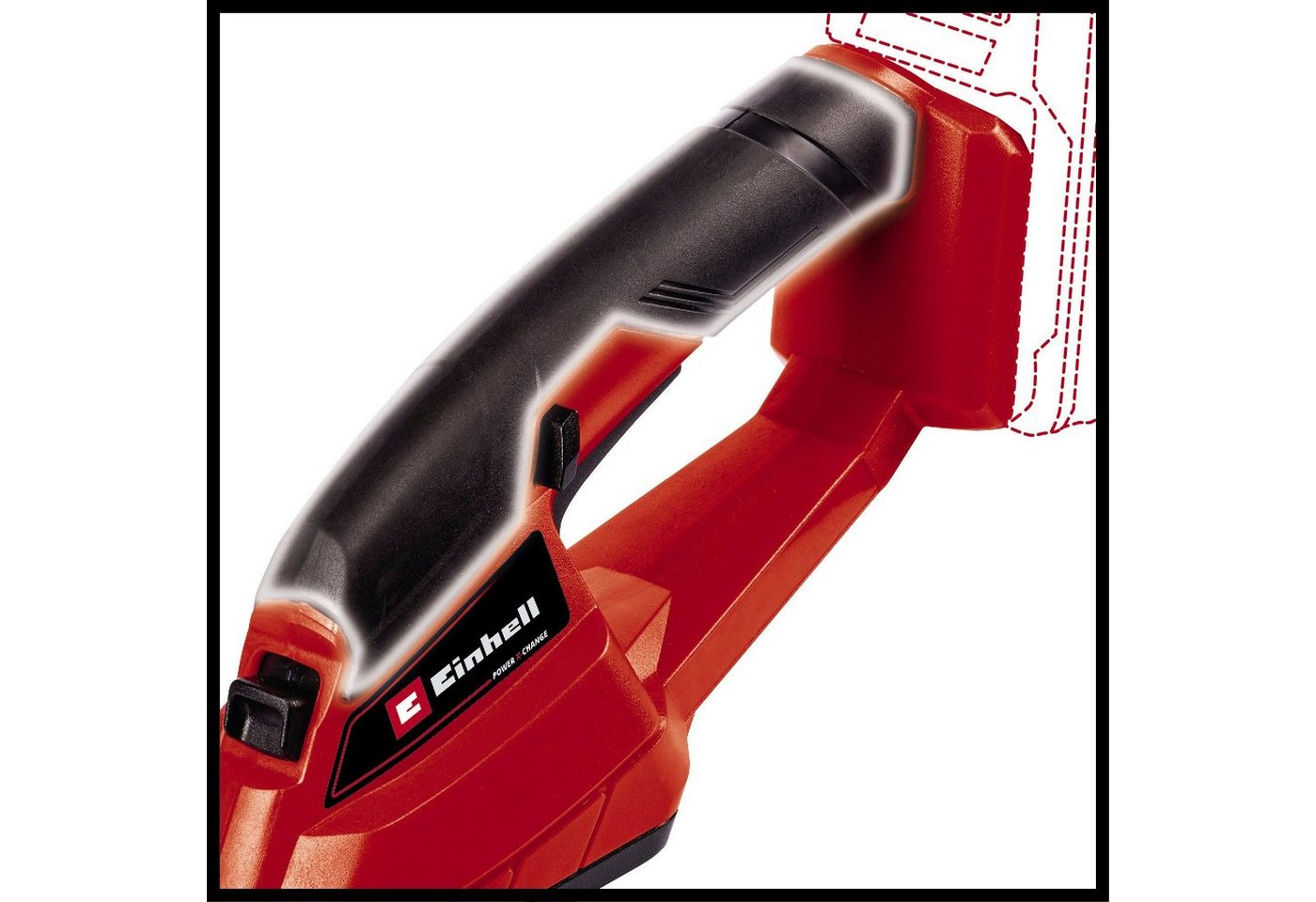 Einhell Akku-Grasschere GC-CG 18/1 Li-Solo, ohne Akku und Ladegerät – Bild 3 von 5