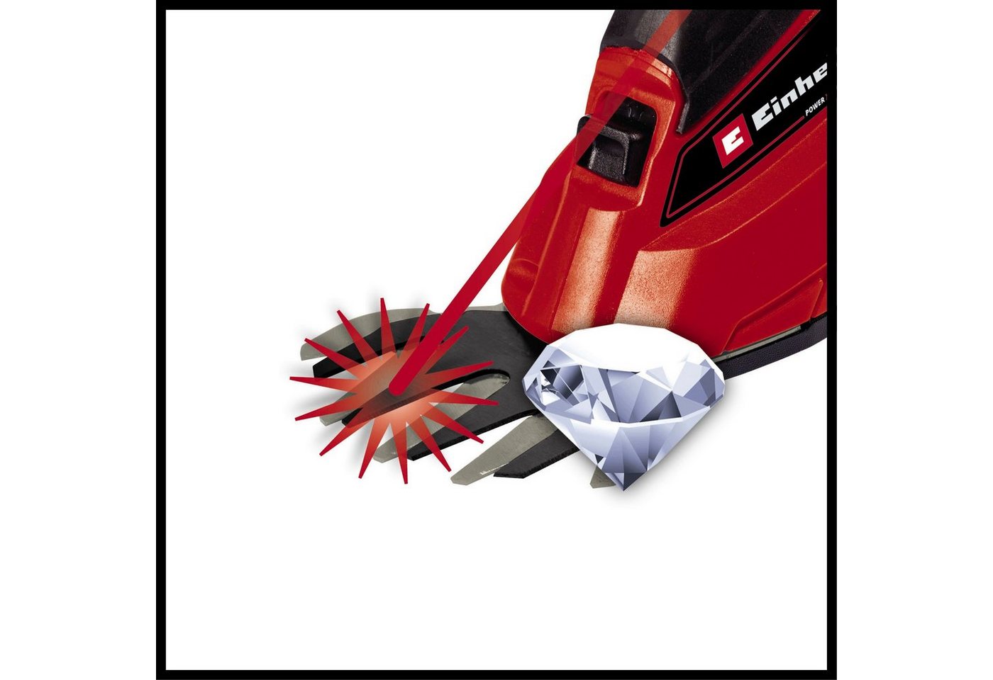 Einhell Akku-Grasschere GC-CG 18/1 Li-Solo, ohne Akku und Ladegerät – Bild 4 von 5