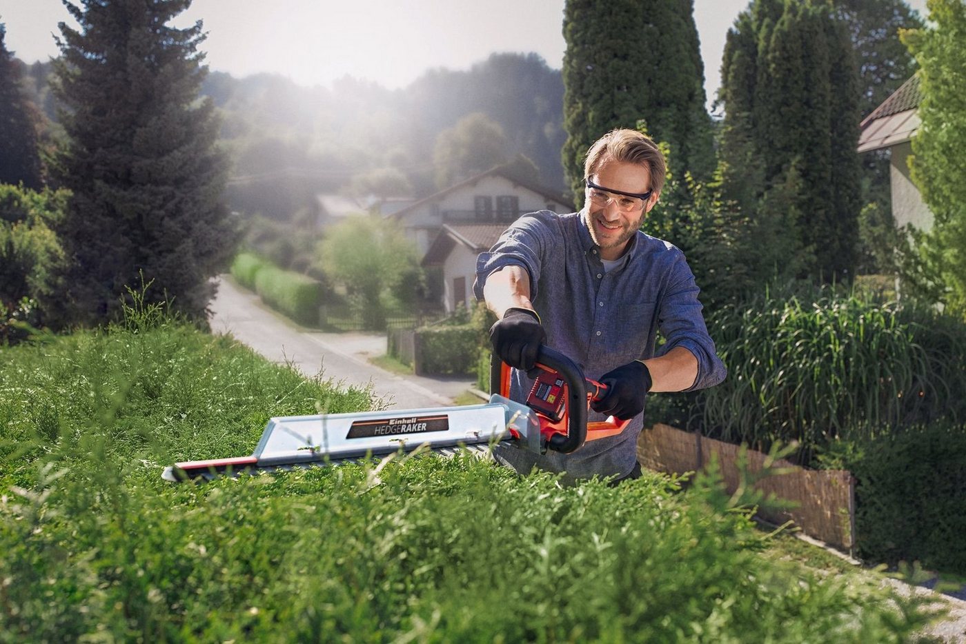 Einhell Akku-Heckenschere GE-CH 18/60 Solo, 60 cm Schnittlänge, ohne Akku und Ladegerät – Bild 2 von 5