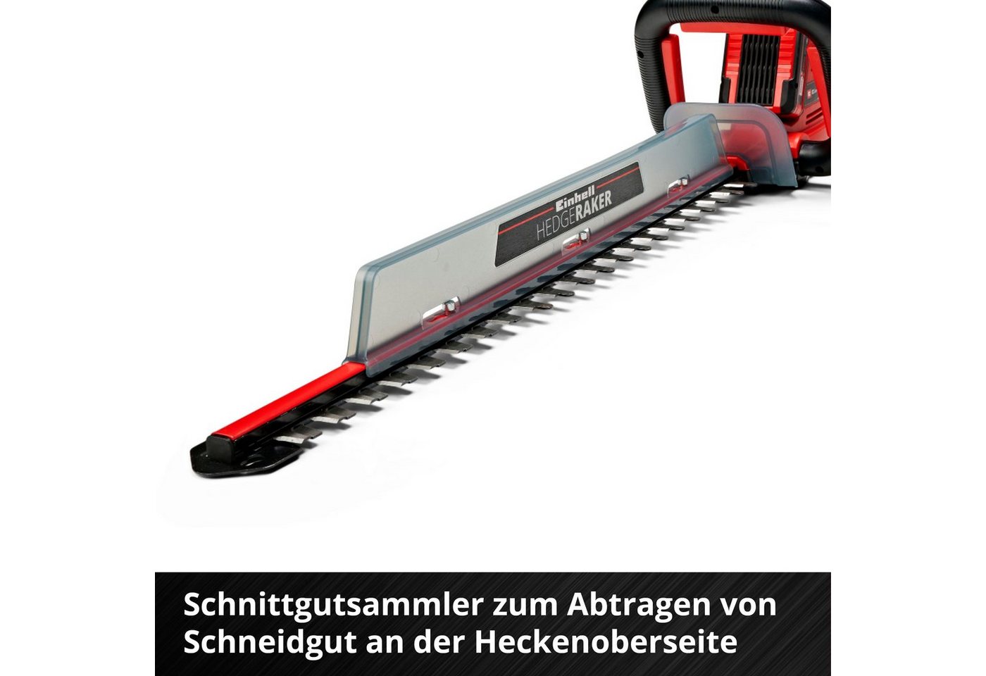 Einhell Akku-Heckenschere GE-CH 18/60 Solo, 60 cm Schnittlänge, ohne Akku und Ladegerät – Bild 4 von 5