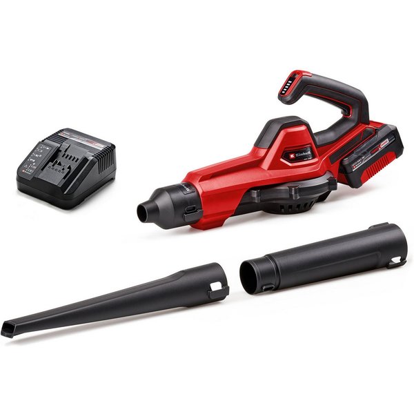 Einhell Akku-Laubbläser GE-UB 18/250 Li E, inkl. Akku, Ladegerät und 3 Blasaufsätzen