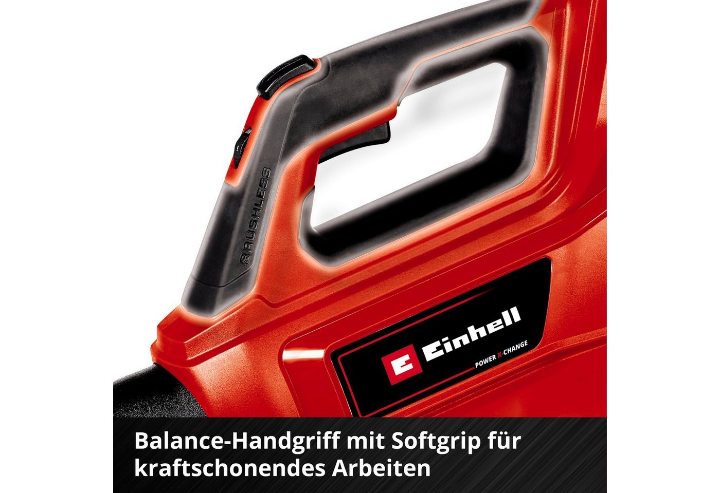 Einhell Akku-Laubbläser GP-LB 36/210 Li E-Solo, 210 km/h Blasgeschwindigkeit, ohne Akku und Ladegerät – Bild 3 von 5