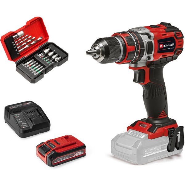 Einhell Akku-Schlagbohrschrauber PROFESSIONAL TP-CD 18/50 BL (1x4,0 Ah Plus), Inkl. Akku und Ladegerät